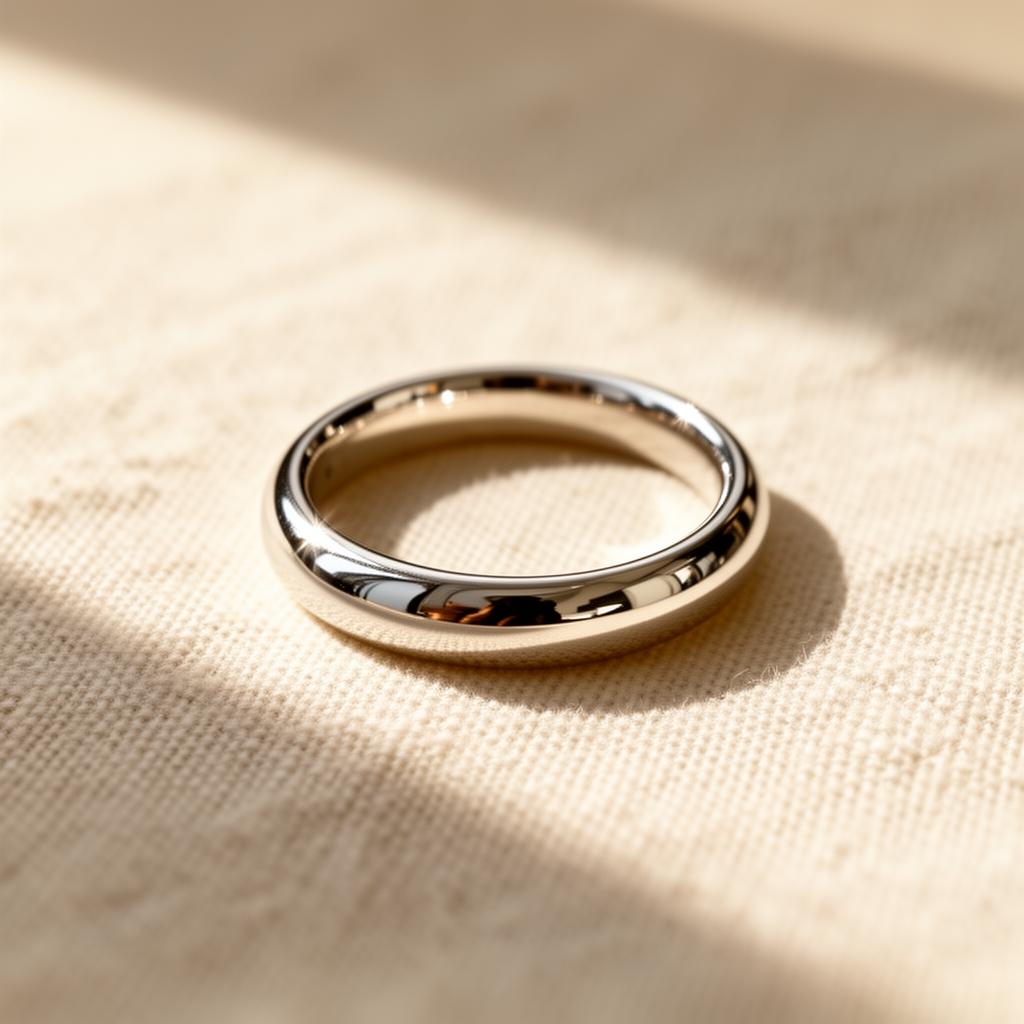 Domed band — 925 silver, mirror polish